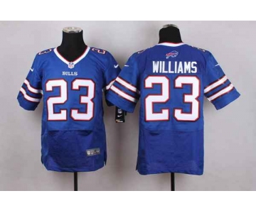 nike nfl jerseys buffalo bills 23 williams blue[Elite]