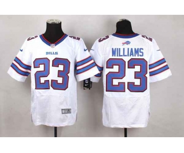 nike nfl jerseys buffalo bills 23 williams white[Elite]