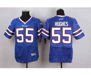 nike nfl jerseys buffalo bills 55 hughes blue[Elite][hughes]