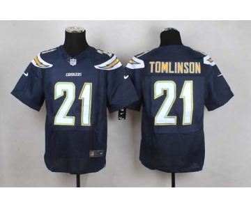 nike nfl jerseys san diego chargers 21 tomlinson blue[Elite]