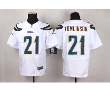 nike nfl jerseys san diego chargers 21 tomlinson white[Elite]