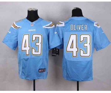 nike nfl jerseys san diego chargers 43 oliver lt.blue[Elite][oliver]