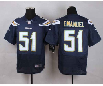 nike nfl jerseys san diego chargers 51 emanuel blue[Elite][emanuel]