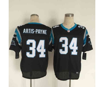 nike nfl jerseys carolina panthers 54 artis-payne black[Elite][artis-payne]