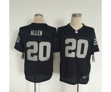 nike nfl jerseys oakland raiders 20 allen black[Elite][allen]