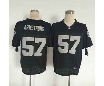 nike nfl jerseys oakland raiders 57 armstrong black[Elite][armstrong]