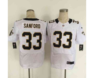 nike nfl jerseys new orleans saints 33 sanford white[Elite][sanford]