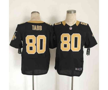 nike nfl jerseys new orleans saints 80 tabb black[Elite][tabb]