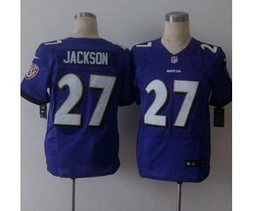 nike nfl jerseys baltimore ravens 27 jackson purple[Elite][jackson]