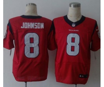 nike nfl jerseys houston texans 8 johnson red[Elite][johnson]