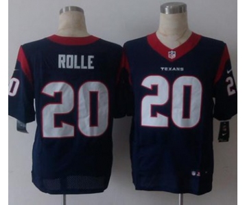 nike nfl jerseys houston texans 20 rolle blue[Elite][rolle]