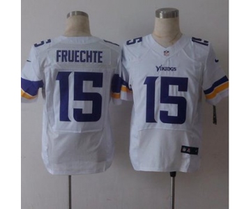 nike nfl jerseys minnesota vikings 15 fruechte white[Elite][fruechte]