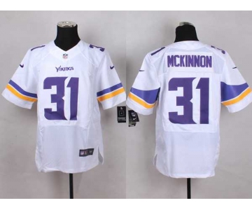 nike nfl jerseys minnesota vikings 31 mckinnon white[Elite][mckinnon]