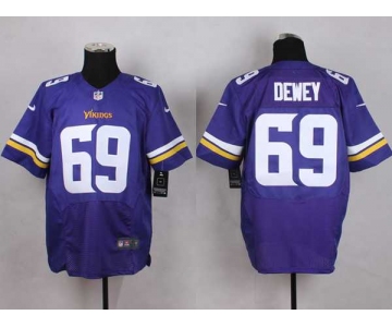 nike nfl jerseys minnesota vikings 69 dewey purple[Elite][dewey]