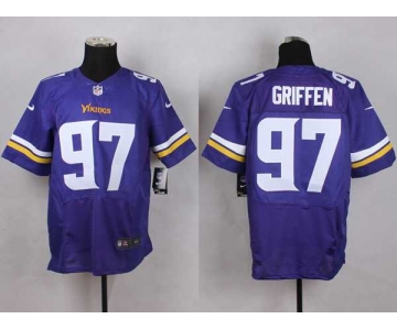 nike nfl jerseys minnesota vikings 97 griffen purple[Elite]