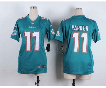 nike women nfl jerseys miami dolphins 11 parker green[nike][parker]