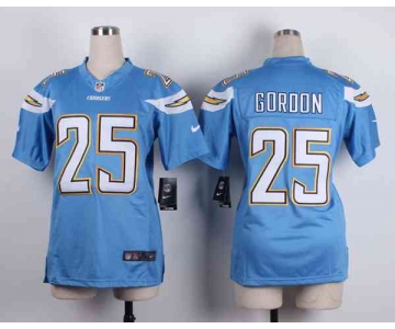 nike women nfl jerseys san diego chargers 25 goroon lt.blue[nike]