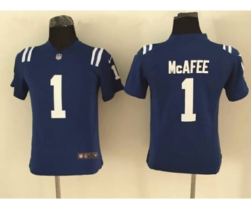 nike youth nfl jerseys indianapolis colts 1 mcafee blue[nike]