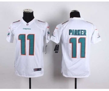 nike youth nfl jerseys miami dolphins 11 parker white[nike][parker]