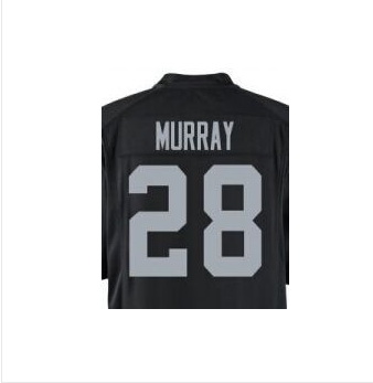 Elite American Football Jerseys Stitched Oakland #28 Latavius Murray Football Black Elite Jerseys