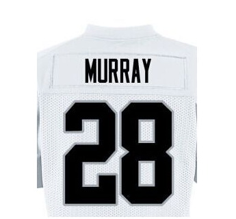 Elite American Football Jerseys Stitched Oakland #28 Latavius Murray Football white Elite Jerseys