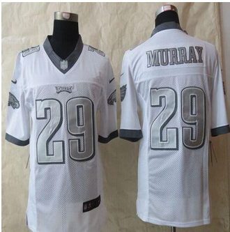 New Philadelphia Eagles #29 DeMarco Murray White Men Stitched NFL Limited Platinum Jersey