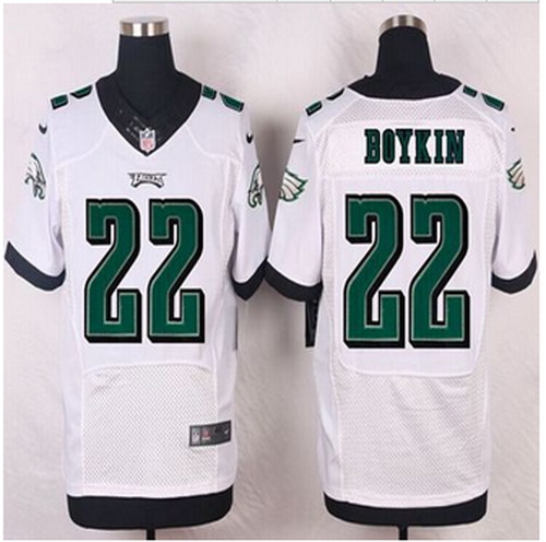 NEW Philadelphia Eagles #22 Brandon Boykin White Mens Stitched NFL New Elite Jersey