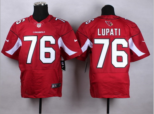 Arizona Cardinals#76 Lupati red elite jersey