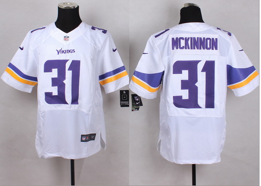 New Minnesota Vikings#31 Mckinnon whtie elite jersey