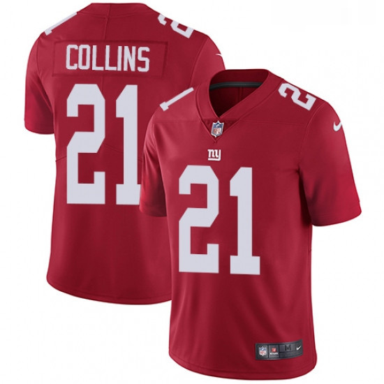 Youth Nike New York Giants 21 Landon Collins Red Alternate Vapor Untouchable Limited Player NFL Jers