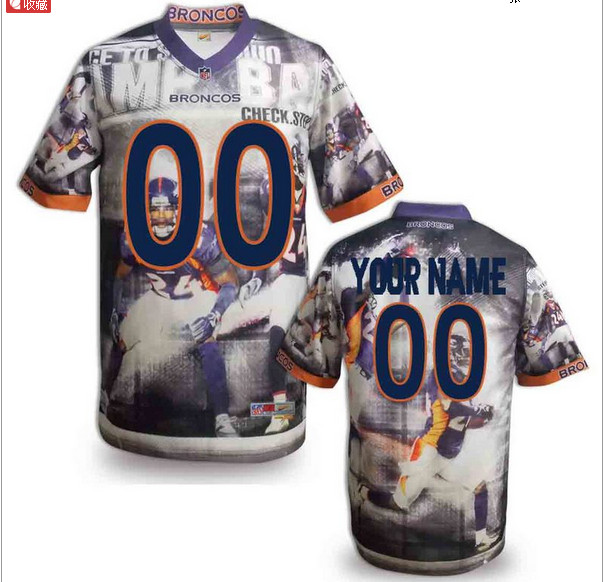 Nike Denver Broncos Customized Jersey (22)