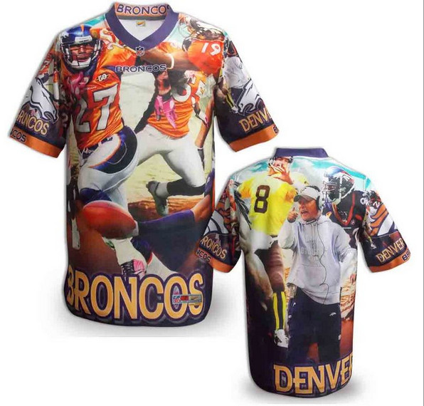 Nike Denver Broncos Customized Jersey (27)