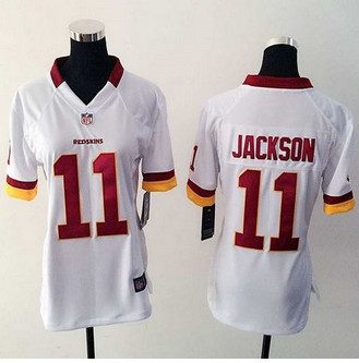 Women NEW Washington Redskins #11 DeSean Jackson White Stitched 