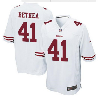Youth NEW San Francisco 49ers #41 Antoine Bethea White Stitched 