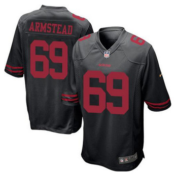 Youth NEW San Francisco 49ers #69 Arik Armstead Black Alternate Stitched NFL Elite Jersey