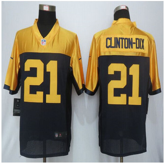 2015 New Green Bay Packers #21 Ha Ha Clinton-Dix Navy Blue Alternate Limited Jersey