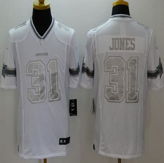 New Dallas Cowboys #31 Byron Jones White Men's Stitched NFL Limi