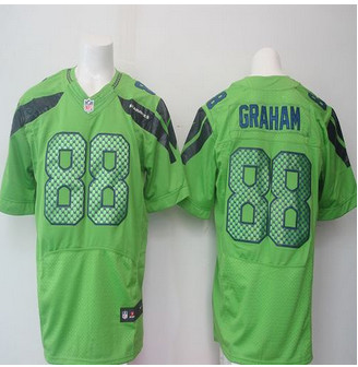 New Seattle Seahawks #88 Jimmy Graham Green Alternate Men''''s Stitched NFL Elite Jersey