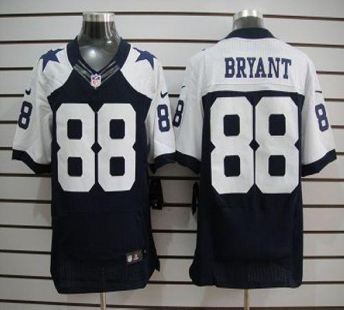 Nike Dallas Cowboys 88 Dez Bryant Blue Thanksgivings LIMITED Men NFL Jerseys