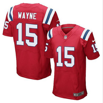 New New England Patriots #15 Reggie Wayne Red Alternate NFL Elite Jersey