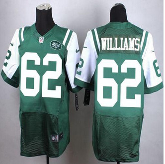 New New York Jets #62 Leonard Williams Green Team Color Mens NFL Elite Jersey