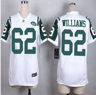 Women New Jets #62 Leonard Williams White Stitched NFL Elite Jer