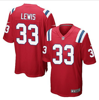 Youth New Patriots #33 Dion Lewis Red Alternate Stitched NFL Eli