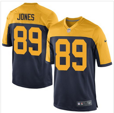 Youth Nike Packers #89 James Jones Navy Blue Alternate Stitched 