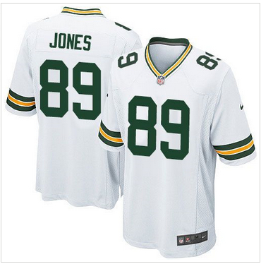 Youth Nike Packers #89 James Jones White Stitched NFL Elite Jersey