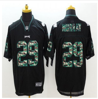 New Philadelphia Eagles #29 DeMarco Murray Black Mens Stitched N