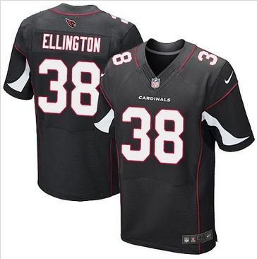 Nike Arizona Cardinals #38 Andre Ellington Black Alternate Mens Stitched NFL Elite Jersey