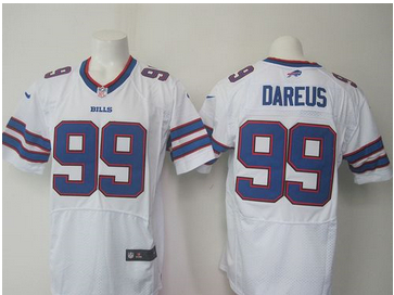 Nike Buffalo Bills #99 Marcell Dareus White Mens Stitched NFL Elite Jersey