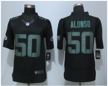 Nike Philadelphia Eagles #50 Kiko Alonso Impact Limited Black Je