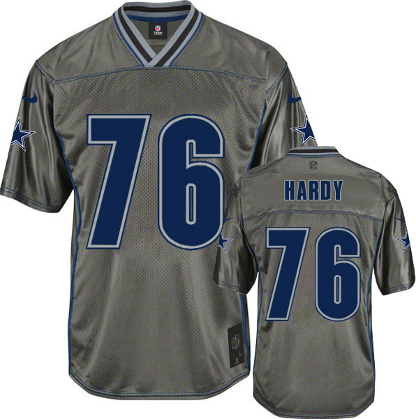 Mens Nike Dallas Cowboys #76 Greg Hardy Elite Grey Vapor NFL Jersey